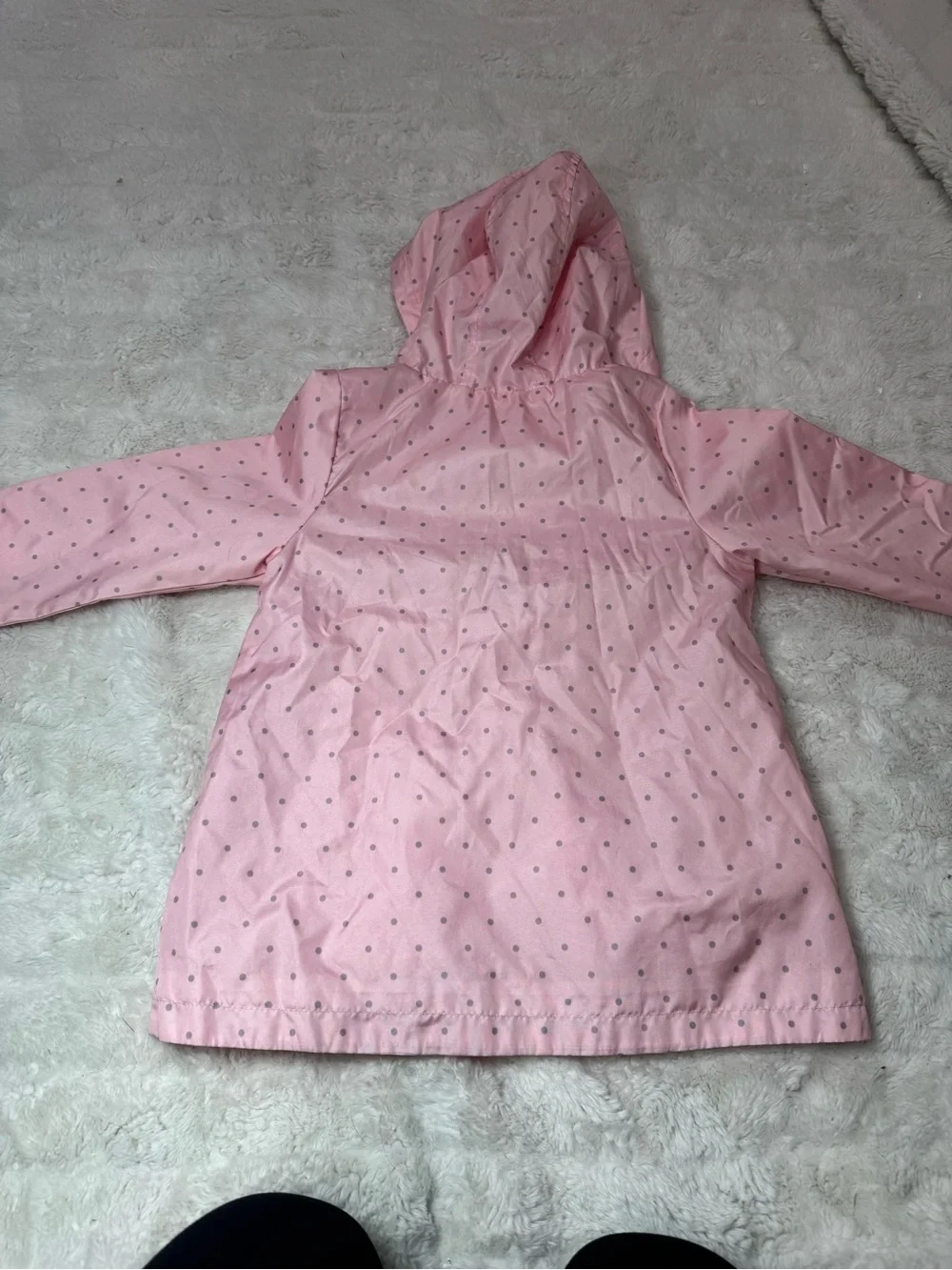 Carter's Light Pink Polka Dot Raincoat